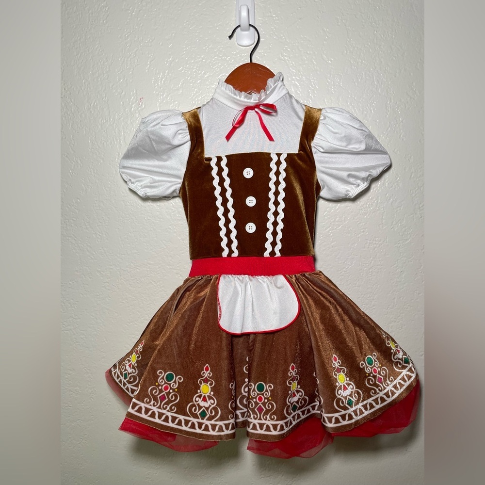 Weissman Showtime Gingerbread Girl dress